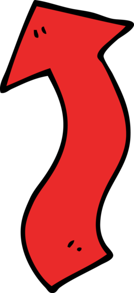 bir insan tarafından çizilmiş karalama yönetmenliği oku