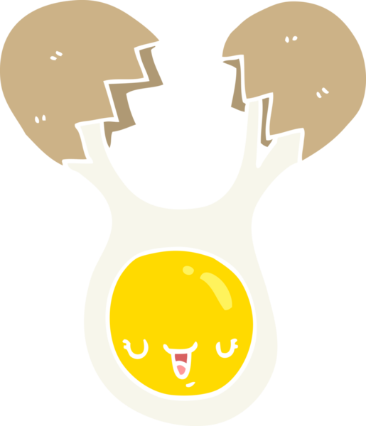 Bir insan tarafından çizilmiş düz renkli karikatür.