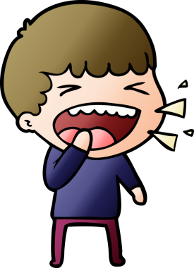 Bir insan tarafından çizilmiş gülen adam.