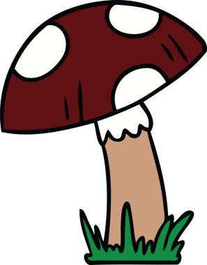 Bir insan tarafından çizilmiş bir kurbağa taburesi karalaması.