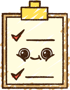 Bir insan tarafından çizilen Kontrol Listesi Tebeşiri