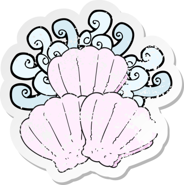 Bir insan tarafından çizilmiş karikatür kabuğunun gerilimli yapıştırması