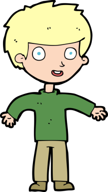 Bir insan tarafından çizilmiş mutlu bir adam.