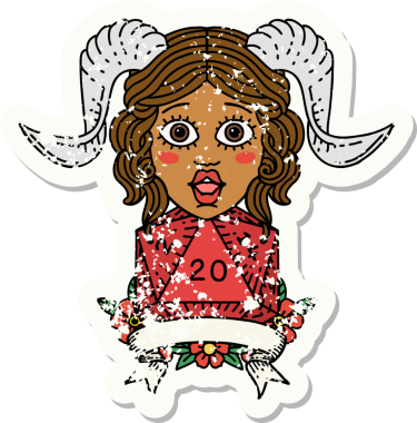 Retro Dövme Biçimi Bir insan tarafından çizilmiş doğal yirmi zar atışıyla düzenleme