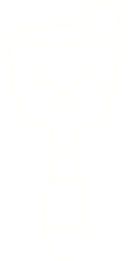 Bir insan tarafından çizilmiş çan tebeşiri