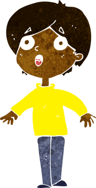 Bir insan tarafından çizilen karikatür adamı şaşırttı