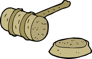 Bir insan tarafından çizilmiş tokmak.