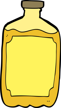 Bir insan tarafından çizilmiş su şişesi.