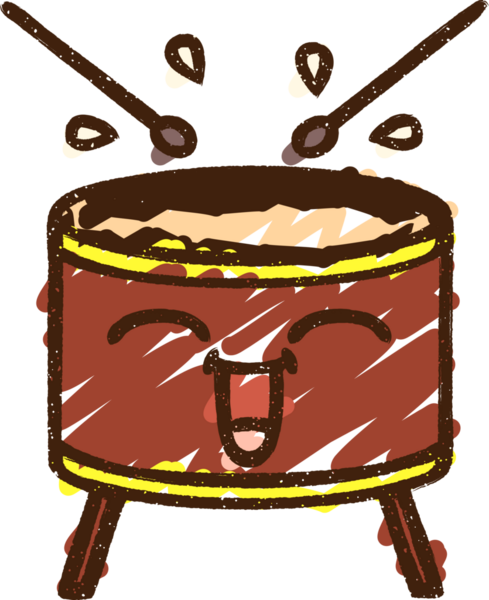 Bir insan tarafından çizilen Davul Tebeşiri