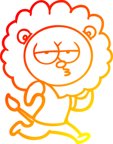 Bir insan tarafından çizilmiş, çizgi film karakteri.