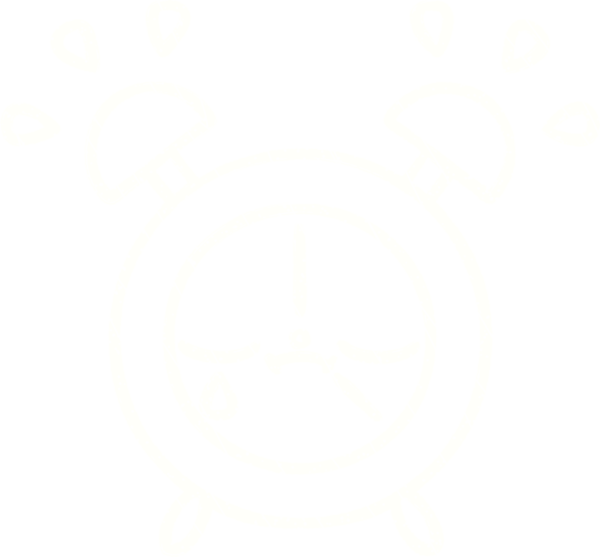 Bir insan tarafından çizilen Alarm Saati Tebeşiri