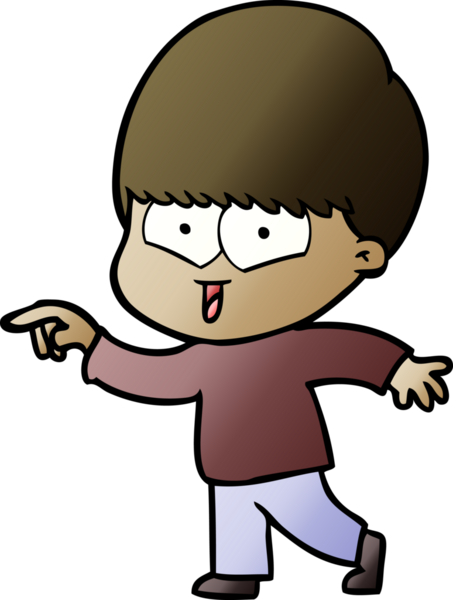 Bir insan tarafından çizilmiş mutlu çocuk çizgi filmi.