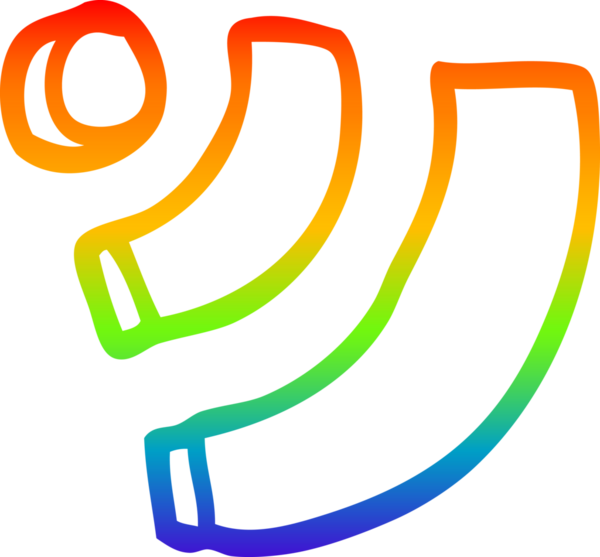 gökkuşağı gradyan çizimi bir insan tarafından çizilmiş bir karikatür wi fi