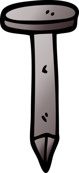 Bir insan tarafından çizilmiş karalama demir çivi