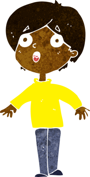 Bir insan tarafından çizilen karikatür adamı şaşırttı