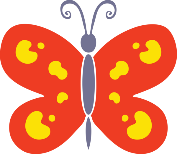 Bir insan tarafından çizilmiş garip bir kelebek çizimi.