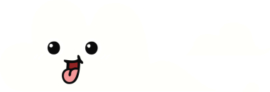 Bir insan tarafından çizilmiş bulutların düz renkli retro karikatürü