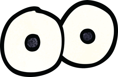 Bir insan tarafından çizilmiş karalamalı gözler.