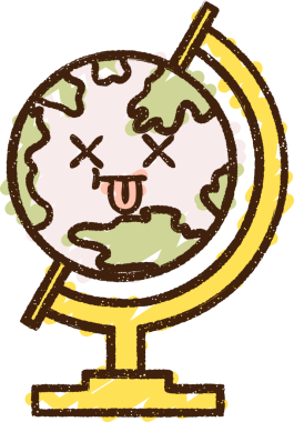 Ölü Dünya Tebeşiri Bir insan tarafından çizilmiş