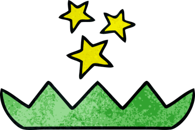 Bir insan tarafından çizilmiş sihirli nilüfer çiçeğinin retro grunge dokusu