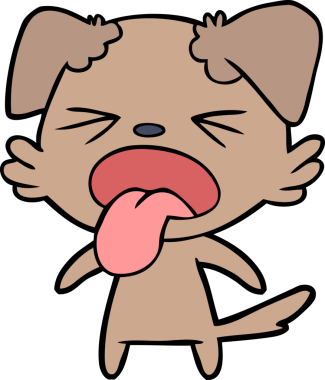 Bir insan tarafından çizilmiş iğrenç bir çizgi film.