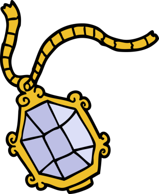 Bir insan tarafından çizilmiş pahalı mücevherler.