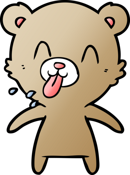 Bir insan tarafından çizilmiş bir çizgi film karakteri.