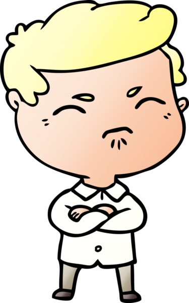 Bir insan tarafından çizilmiş rahatsız bir adam.