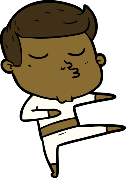 Bir insan tarafından çizilmiş karikatür mankeni adam.