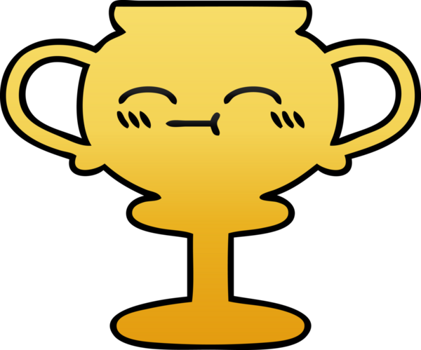 Bir insan tarafından çizilmiş bir kupanın gölgelenmiş karikatürü