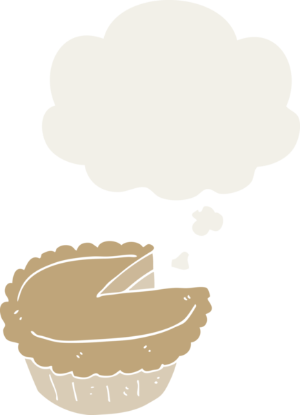 Düşünce baloncuklu karikatür turtası insan tarafından çizilmiş.