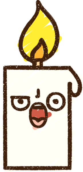 Bir insan tarafından çizilen Mum Tebeşiri