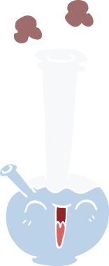 Bir insan tarafından çizilmiş karikatür nargilesi.