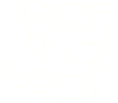 Bir insan tarafından çizilen Kedi Tebeşiri