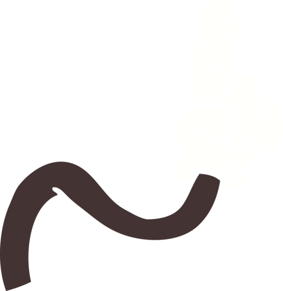 Bir insan tarafından çizilen el hareketinin karalaması.