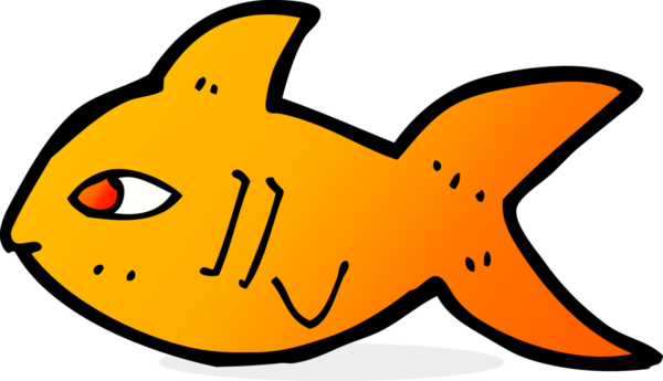 bir insan tarafından çizilmiş karikatür balığı