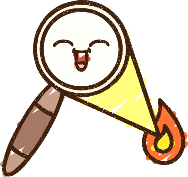 Bir insan tarafından çizilen Büyüteç Tebeşir Çizimi