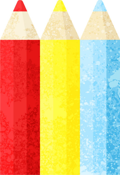 bir insan tarafından çizilmiş renk kalemleri grafik vektör resimleme simgesi