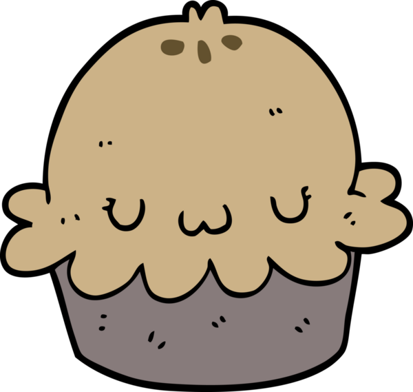 Bir insan tarafından çizilmiş şirin bir karikatür.