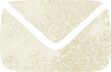 Bir insan tarafından çizilmiş kağıt zarfın retro çizim tarzı karikatürü