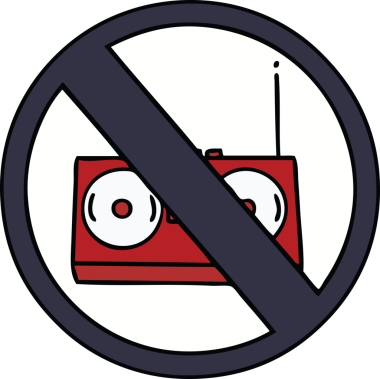 Bir insan tarafından çizilmiş, radyo olmayan şirin bir çizgi film.