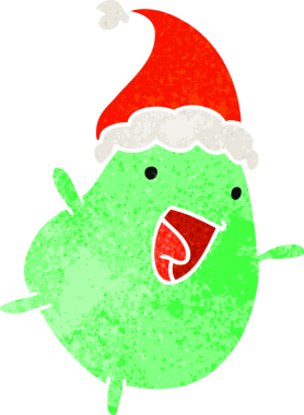 Bir insan tarafından çizilmiş kawaii fasulyesinin eski bir karikatürü.