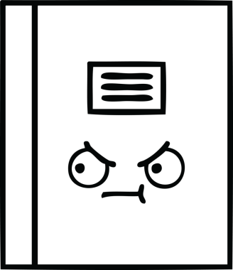 Bir insan tarafından çizilmiş bir defterin çizgi çizimi