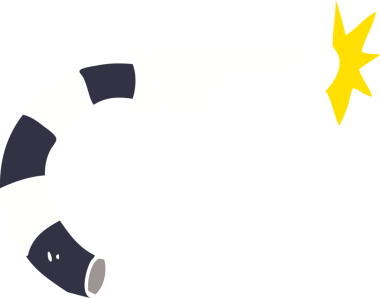 bir insan tarafından çizilmiş karalama kol hareketi