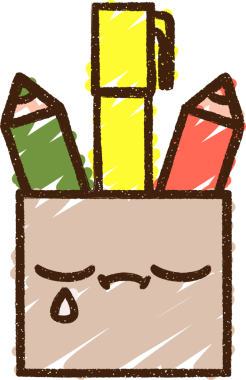 Bir insan tarafından çizilen Sanat Malzemeleri Tebeşiri