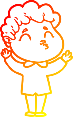 Bir insanın omuz silkerken çizdiği çizgi film karakteri.