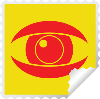 bir insan tarafından çizilmiş görsel vektör kare soyma etiketi