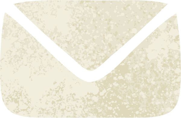 Bir insan tarafından çizilmiş kağıt zarfın retro çizim tarzı karikatürü