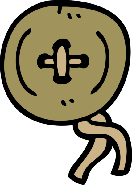 Bir insan tarafından çizilmiş eski ahşap düğmeyi karala