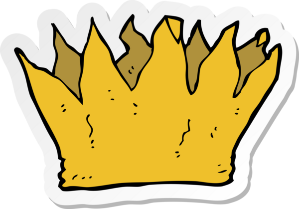 Bir insan tarafından çizilmiş bir karikatür kağıdının etiketi.